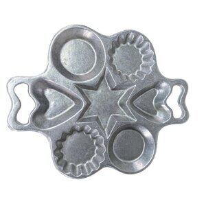 Wilton Armetale Mini Muffin Pan Country Ware Cupboard USA Made Heart Star